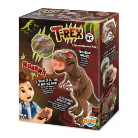 BUKI Távirányítós T-Rex füst és fény efekttel BUKI, 3–5 év, Többszínű