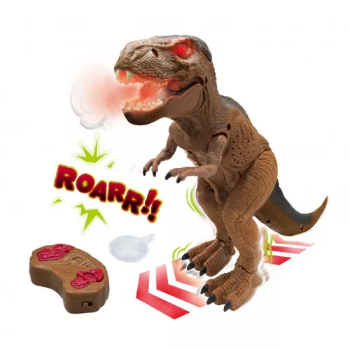 BUKI Távirányítós T-Rex füst és fény efekttel BUKI, 3–5 év, Többszínű