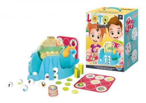 BUKI Fejlesztő játék Bingo Junior BUKI, 3–5 év, Fejlesztő játék Bingo Junior BUKI, Többszínű