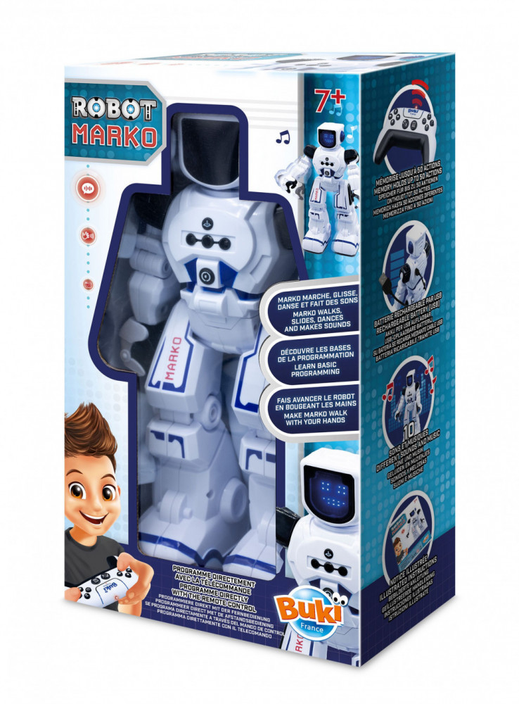 BUKI Távirányíthatós Marko robot zenével és hangeffektekkel BUKI, fő nézet