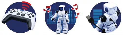 BUKI Távirányíthatós Marko robot zenével és hangeffektekkel BUKI, 6–8 év, Többszínű