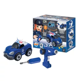 Távirányítós összeszerelhető rendőrautó BUKI