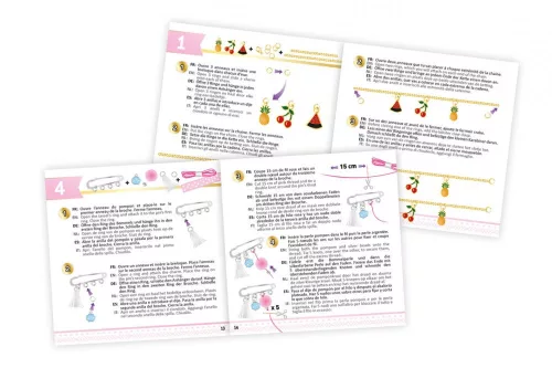 BUKI Kawaii Ékszer készítő BUKI, 6–8 év, Többszínű