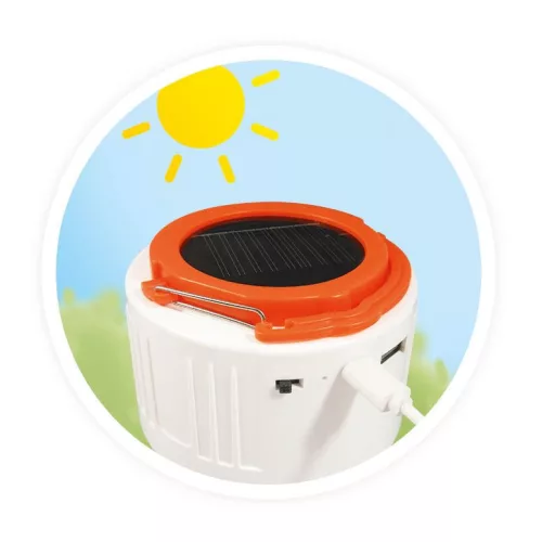 BUKI Napelemes bluetooth-os hangszóró és lámpa BUKI, 6–8 év, Kék