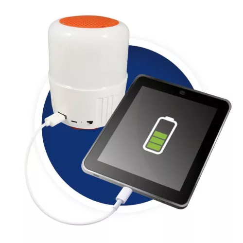BUKI Napelemes bluetooth-os hangszóró és lámpa BUKI, 6–8 év, Kék