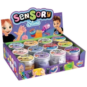 Szenzoros slime tégelyben, többféle BUKI