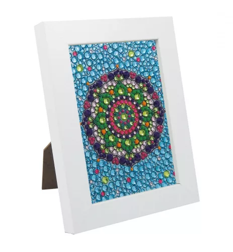 BUKI Strasszkép készítő fa képkerettel Mandala BUKI, 6–8 év, Többszínű