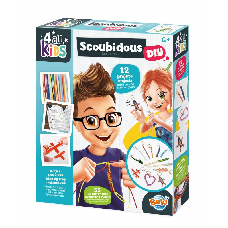Scoubidou fonás kreatív készlet BUKI – fő nézet