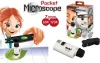 BUKI Zsebmikroszkóp LED fénnyel és okostelefon adapterrel BUKI, 6–8 év, Többszínű