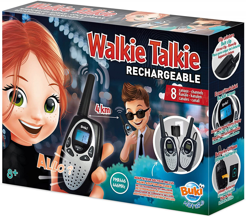 BUKI Walkie Talkie tölthető modellral BUKI, fő nézet