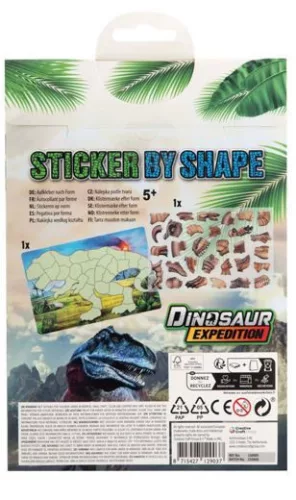 Moxy dinoszaurusz csontváz matricázó készlet, T-rex Grafix