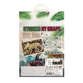   Moxy dinoszaurusz csontváz matricázó készlet, Triceratops Grafix