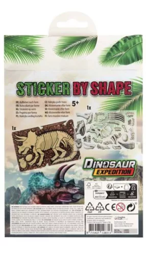 Moxy dinoszaurusz csontváz matricázó készlet, Triceratops Grafix