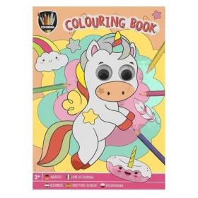 Színező füzet mozgó szemekkel, Lányos 2 Grafix