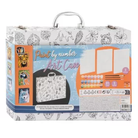   Moxy festés számok szerint készlet bőröndbe csomagolva, 3 db képpel Grafix