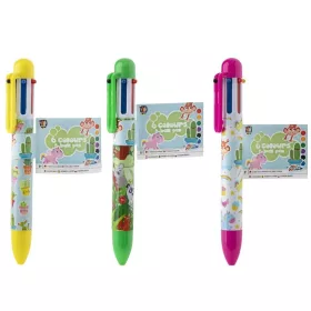 6 színű toll többféle állatos mintával Grafix