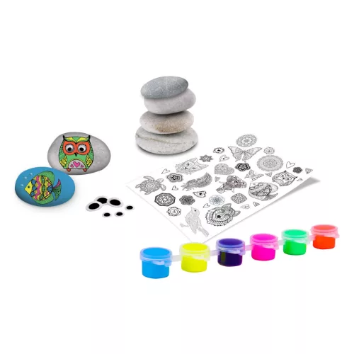 Moxy neon kövek, kavics festő készlet Grafix