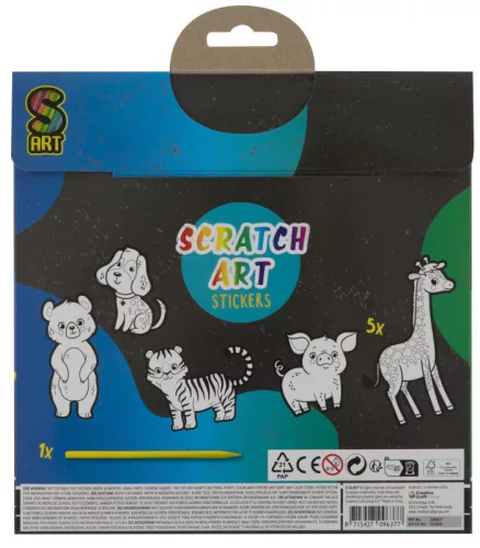 Karckép matrica készítő készlet, állatos Grafix