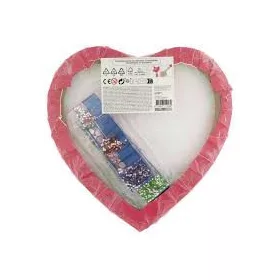   Moxy szív alakú gyémántszemes kép kreatív készlet, Virág Grafix