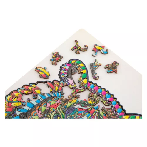 Fa puzzle Tigris, ÚJ 130 db-os Grafix