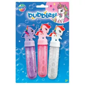 Moxy 3 db-os buborékfújó szett, unikornisok Grafix