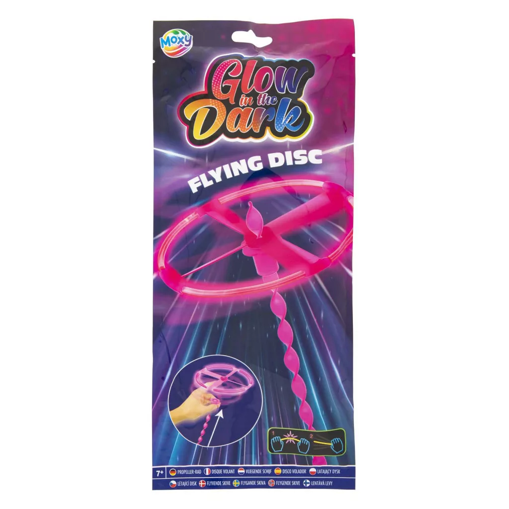 Világító kilőhető repülő propeller, neon rózsaszín Grafix fő kép