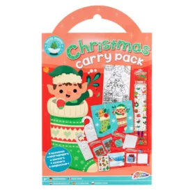   Hordozható karácsonyi foglalkoztató és színező csomag, Grafix