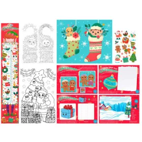   Hordozható karácsonyi foglalkoztató és színező csomag, Grafix