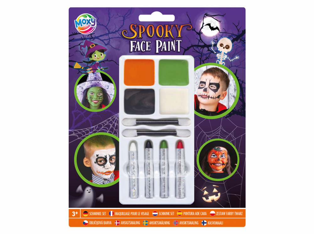 Moxy halloween arcfestő készlet Grafix – fő nézet