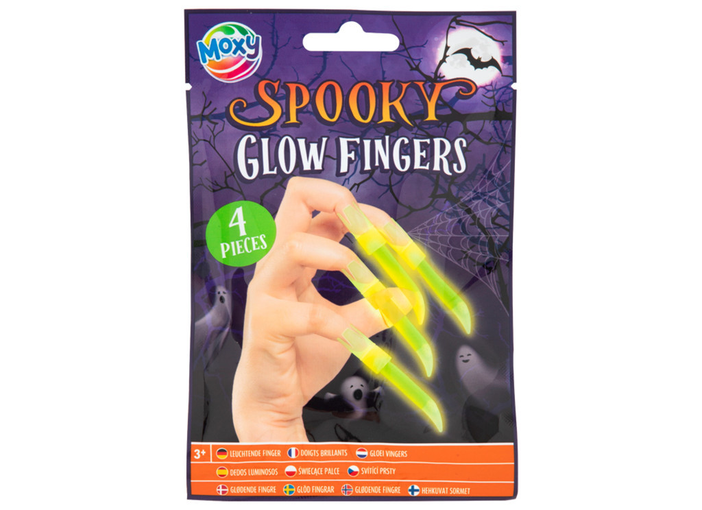 Moxy Halloween világító karmok jelmez kiegészítő Grafix – fő nézet