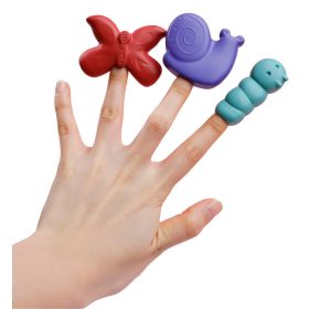   Ujjra húzható marokkréta készlet 6 db-os, Virágoskert Haku Yoka