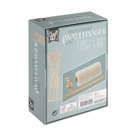   CraftID Makramé készítő kreatív készlet, Falidísz CraftArt