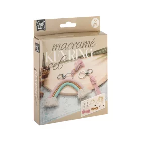   CraftID Makramé készítő kreatív készlet, Kulcstartók CraftArt