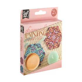   CraftID Gyémántszemes poháralátét készítő kreatív készlet 2 db-os CraftArt