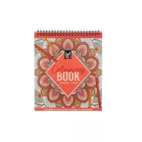   Spirálozott színező füzet 48 képpel, Narancssárga CraftArt