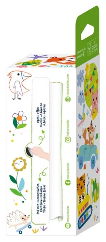 Kihúzható mini színező 4 db marokkrétával, Járművek Haku Yoka