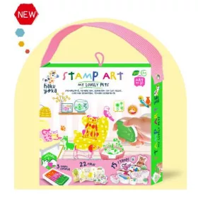   Első nyomda készletem 15 db figurás kimosható nyomdával, Háziállatok Haku Yoka