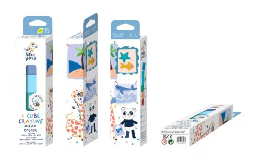 Marokkréta méhviaszos kockák 6 db-os, Óceán Haku Yoka