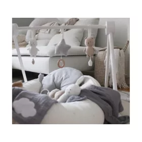 Babatornáztató fából,  fehér Jabadabado