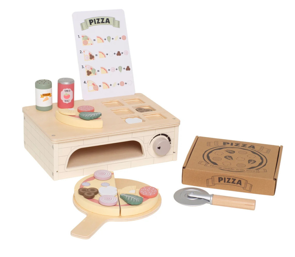 Jabadabado Pizzasütő fa játékkészlet Jabadabado, fő nézet