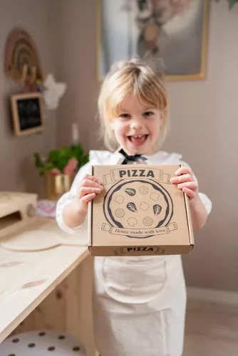Jabadabado Pizzasütő fa játékkészlet Jabadabado, 3–5 év, Többszínű