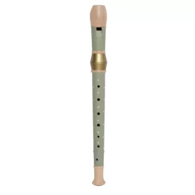 Pasztell zöld furulya gyerekhangszer Jabadabado