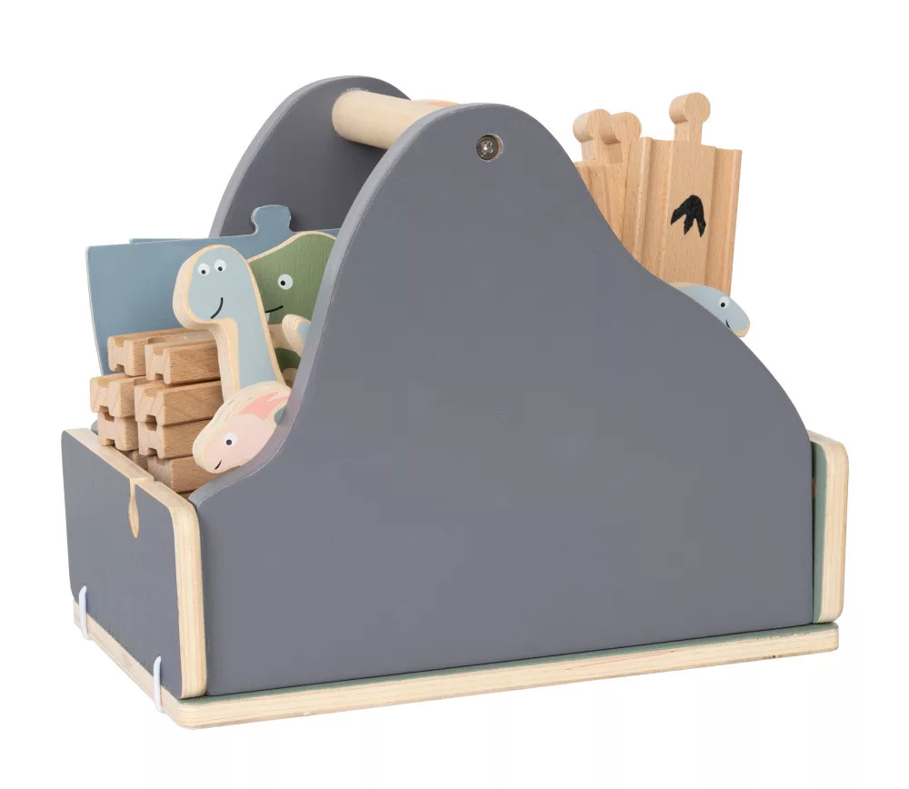 Fa játékkészlet autópályával, A dinoszauruszok világa Jabadabado alternatív kép 1