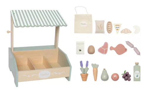 Kis piaci stand Jabadabado