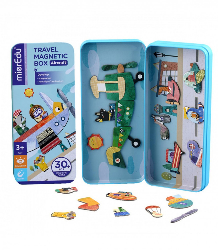 Mieredu Mágneses puzzle játék repülők Mieredu, fő nézet