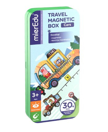Mágneses puzzle játék, Autók MierEdu – fő nézet