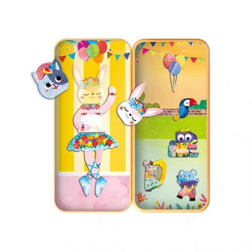 Mágneses puzzle játék, Zenés mulatság MierEdu