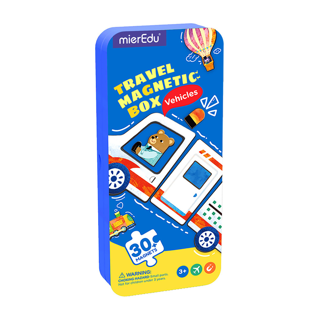 Mágneses puzzle játék, Járművek MierEdu – fő nézet
