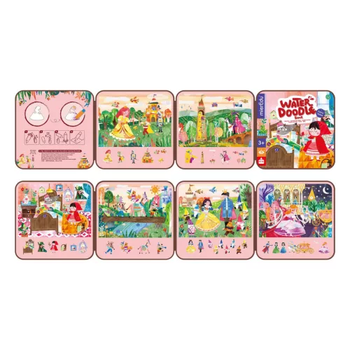 Vízzel festő fejlesztő könyv, Kedvenc meséim MierEdu