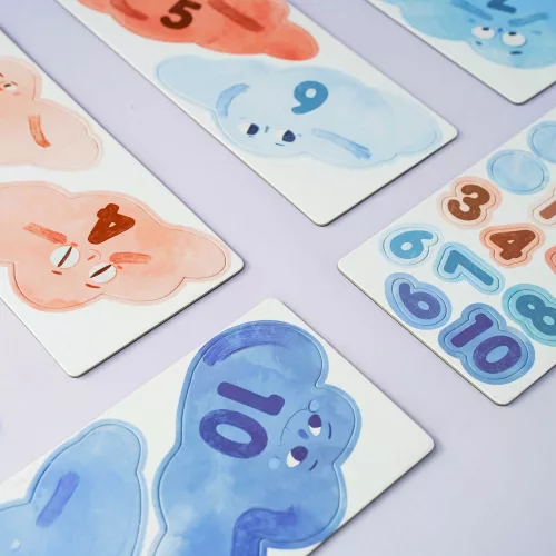 Esőcsepp matematikai mágneses táblajáték, MierEdu